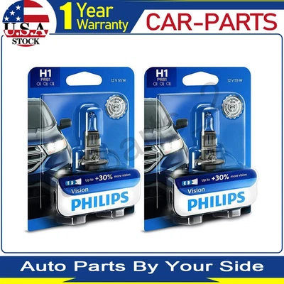 H1 Philips 55W Faro Bombilla Hilo Beam Para Honda CR-V 2006 2005 Foto 1 de 2