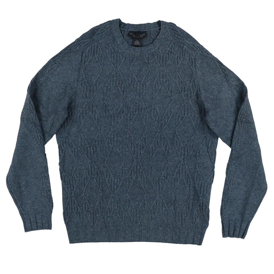 Suéter Pullover Tejido con Cable Acanalado The Men's Store Bloomingdale's Para Hombre Nuevo Foto 1 de 1