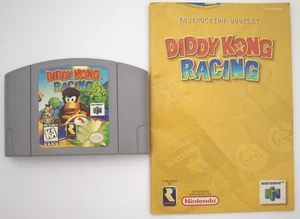 🎮 Diddy Kong Racing (Nintendo 64, 1997) — Cartridge + Handbuch — getestet & funktionsfähig - Bild 1 von 23