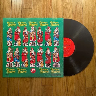 CHRISTMAS GREETINGS, Vol. 3 A&P VINYL LP RECORD Johnny Mathis TONY BENNETT  1227 - Image 1 of 4