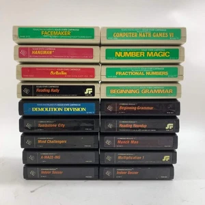 Konvolut 18 Texas Instruments TI-99 Spiele - Bild 1 von 24