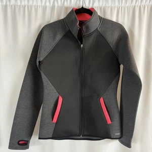 RBX Gris, Rosa Caliente y Negro Gimnasio Yoga Entrenamiento Chaqueta 2 Bolsillos - Imagen 1 de 11