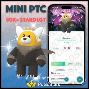 Pokémon PTC GO - Shiny Bewear Wilderness Cape - Wild Area✨Special Background✨ - Picture 1 of 1