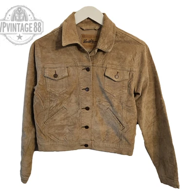 Chaqueta vaquera vintage Levi’s para mujer color tostado de pana camionero talla 70505 - pequeña Foto 1 de 4