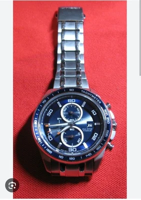 Orologio cronografo citizen blu eco-drive b612-s080886 - Immagine 1 di 3