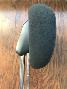 2010-2020 GRAND CARAVAN TOWN COUNTRY ACTIVE HEADREST HEAD REST BLACK CLOTH FRONT - Picture 1 of 3