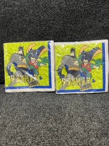 Vintage DC Comics Batman And Robin The Teen Wonder 16 Napkins New Sealed - Picture 1 of 3