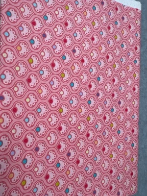 "Paraguas" Por Nancy Halvorsen Benartex Tela Algodón Rosa/Blanco 20" x 44" Sewin Foto 1 de 4