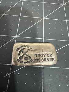 Silber Schürfer Gold und Edelsteine Barren, 1 Feinunze .999 Silber, Neu - Bild 1 von 3