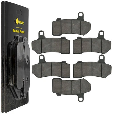 Front & Rear Brake Pads For Harley Davidson FLHR Road King FLTR FLHT Glide 08-23 - Image 1 of 4