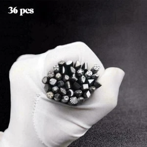 36 x kit punzone per timbratura gioielli in metallo dimensioni miste P0J1 set fiore S8G6 US - Foto 1 di 9