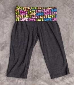 GW Capri Yoga Leggings Wide Love Elastic Waist Band Ladies Small Women Juniors - Picture 1 of 4