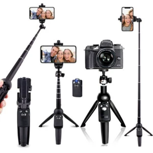 Selfie Stick Tripod 40" Bluetooth Remote Portable for iPhone and Android Phones - Picture 1 of 35