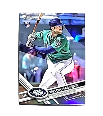 2017 Topps Chrome Refractor #29 Mitch Haniger RC (MARINERS) ! - Image 1 of 3
