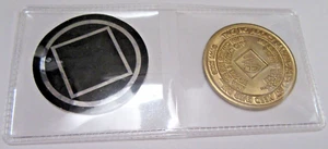 Narcotics Anonymous NA 30 Year Clean Bronze Medallion Recovery Chip Token  - Picture 1 of 11