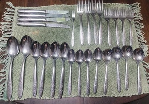 Sears Wood Drake Sonnenblume Besteck Gabel Messer Löffel - Bild 1 von 3