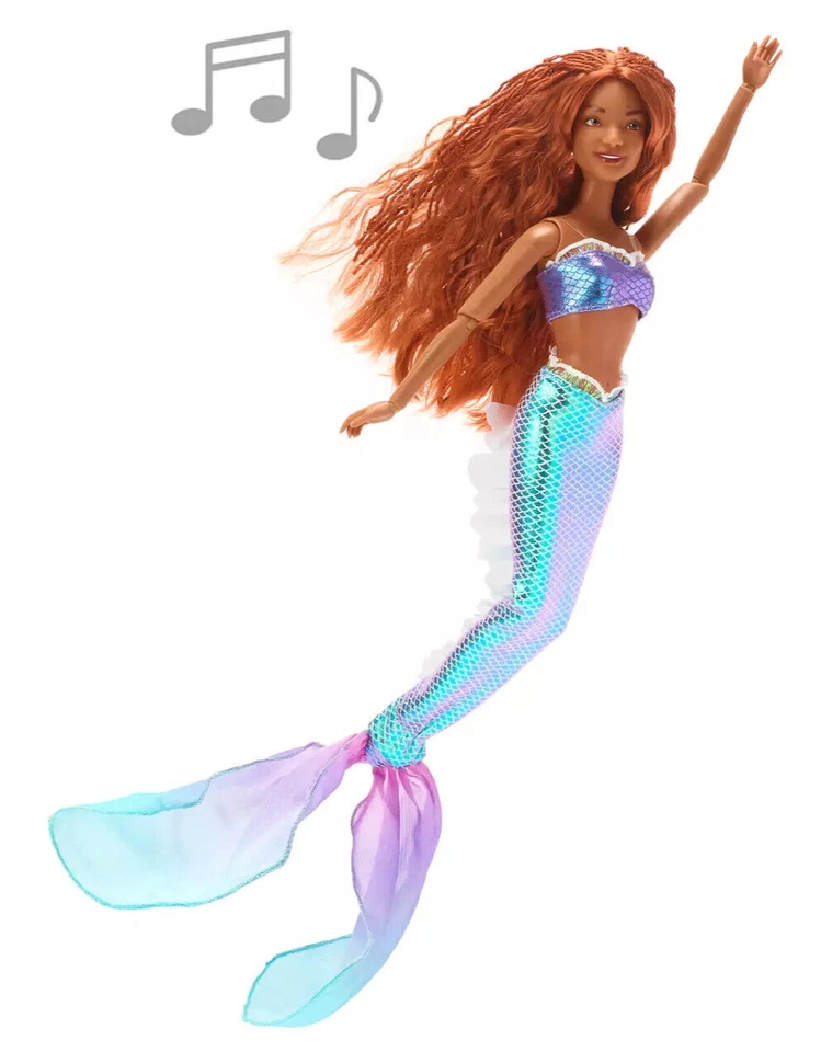 Disney Ariel Singing Doll The Little Mermaid Live Action Film 11''