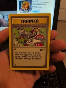 Pokemon Black Star Promo Computer Error Rockets Secret Machine #16 Vintage - Picture 1 of 2