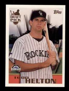 1996 TOPPS #13 TODD HELTON ROOKIE RC COLORADO ROCKIES - Picture 1 of 2