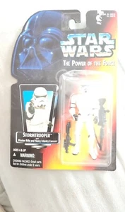 Vintage 1995 Star Wars Red Card Stormtrooper Actionfigur versiegelt neu MOC neu in Verpackung - Bild 1 von 6