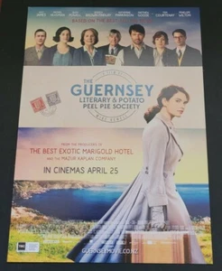 NEW ZEALAND LARGE CINEMA FLYER - THE GUERNSEY LITERARY.. (2018) 21cm X 14.5cm NM - Bild 1 von 2