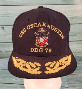 Cappello regolabile vintage US Navy USS Oscar Austin DDG-79 Don't Pead On Me - Foto 1 di 7