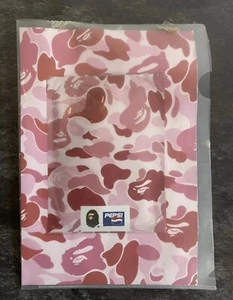 2001 A Bathing Ape Bape Pepsi Relax Pañuelo Postal Paquete Rosa Camuflaje Tela - Imagen 1 de 4