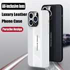 Luxus Leder TPU Bumper Schutzhülle Handyhülle Für iPhone 14 13 12 Pro Max