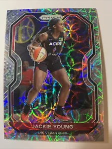 2021 Panini Prizm WNBA Premium Box Set Jackie Young SCOPE Argento #d 50/99 - Foto 1 di 5