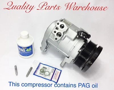 04-08 Dodge Durango 5.7L; 07-08 Chrysler Aspen 5.7L REMAN AC COMPRESSOR W/ WRTY. - Image 1 of 4