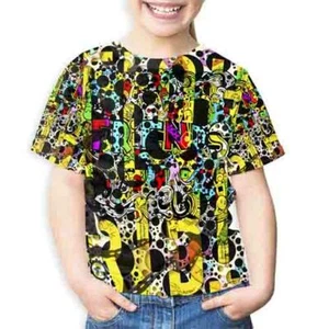 New Kids Tshirt Doodle Pattern 7434104492486 - Picture 1 of 3