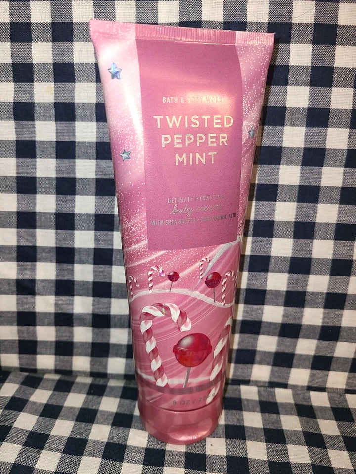 NEW Twisted Peppermint 8 oz Ultimate Hydration Body Cream Bath & Body Works - Image 1 of 1
