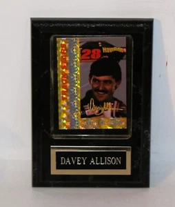 Davey Allison #28 Havoline Texaco 4x6 Memory Plaque 1961 - 1993 Plakette mit Karte - Bild 1 von 1