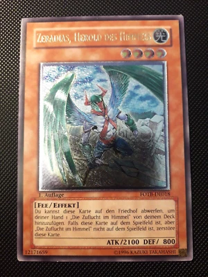 Yu-Gi-Oh! Zeradias, Herold, des Himmels, FOTB-DE018, Ultimate, 1. Auflage, NM - Bild 1 von 4