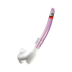 Möwe Super Bullet Mini weiß Silikon Schnorchel, Nadeshiko Pink - Bild 1 von 4