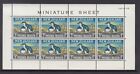 New Zealand: MUH mini sheet - 1964 2/8 Korora HEALTH Penguins, ocean, rocks etc