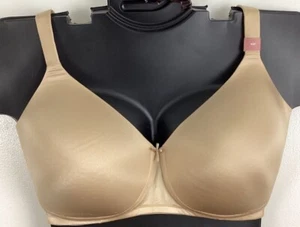 Lightly Lined Soft Full Coverage No Wire Bra MOCHA Cacique Lane Bryant NWOT New - Picture 1 of 12