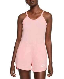 Nike Women's Gym Vintage Romper, Pink, L - Picture 1 of 2
