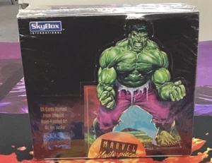 1992 Skybox Marvel Masterpieces Factory Sealed Box 36 Packs #311752/350000 - Imagen 1 de 5