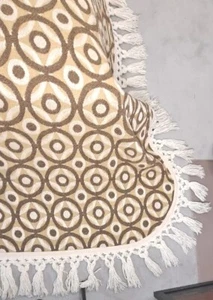 Texas Eastern King Mattress bed cover Bedspread blanket throw circle vintage - Picture 1 of 13