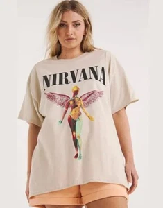 Simply Be Sand Short Sleeve Nirvana Tee Size 16/18 New with Tags RRP £22 - Picture 1 of 1