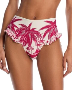 $144 Agua Bendita Cintura Alta Penélope Palmas Traje de Baño Bikini Parte Inferior Pequeño yjn1725 - Imagen 1 de 3