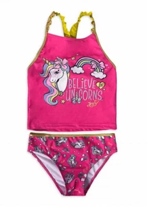 Jojo Siwa ☆ Little Girls Unicorn 2-Piece Tankini Swimsuit ☆ Sizes 4-12 - Picture 1 of 4