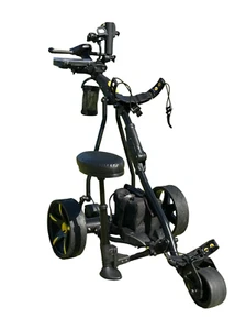 CLEARANCE SALE: Electric Golf Push Cart w/ Remote – New, Accessories Included - Picture 1 of 6