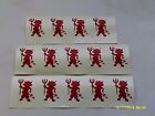 20 - 500 Red little devil stickers fun children boys girls Halloween