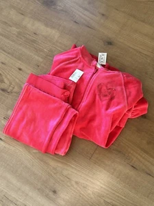 *NEW W/TAGS* CHILDRENS PLACE Pink Set Plush Velour Jacket+Sweatpants size XL 14 - Picture 1 of 9