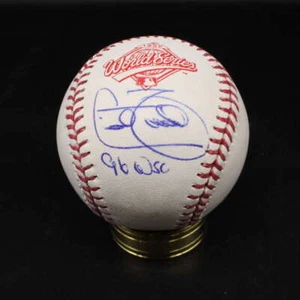 Cecil Fielder Signed Rawlings 1996 World Series Baseball Auto WSC JSA D12594 - Picture 1 of 7