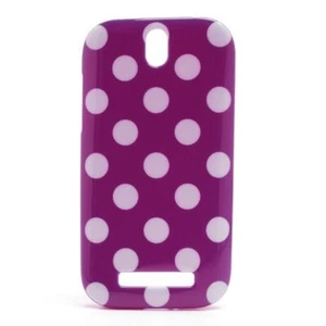 Etui na telefon komórkowy Etui ochronne Ochrona przed zarysowaniami w kropki Design Etui HTC One ST T528T Nowe - Zdjęcie 1 z 4