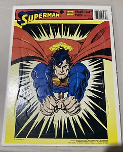 Vintage Frame Tray Puzzle SUPERMAN DC Comics 1995 Superman 12 pcs. #8230 - Picture 1 of 4