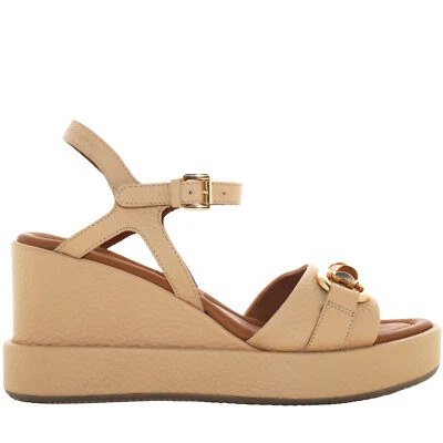 Altraofficina P24f sandales compensées pour femmes AO1302X SABLE - Photo 1/4